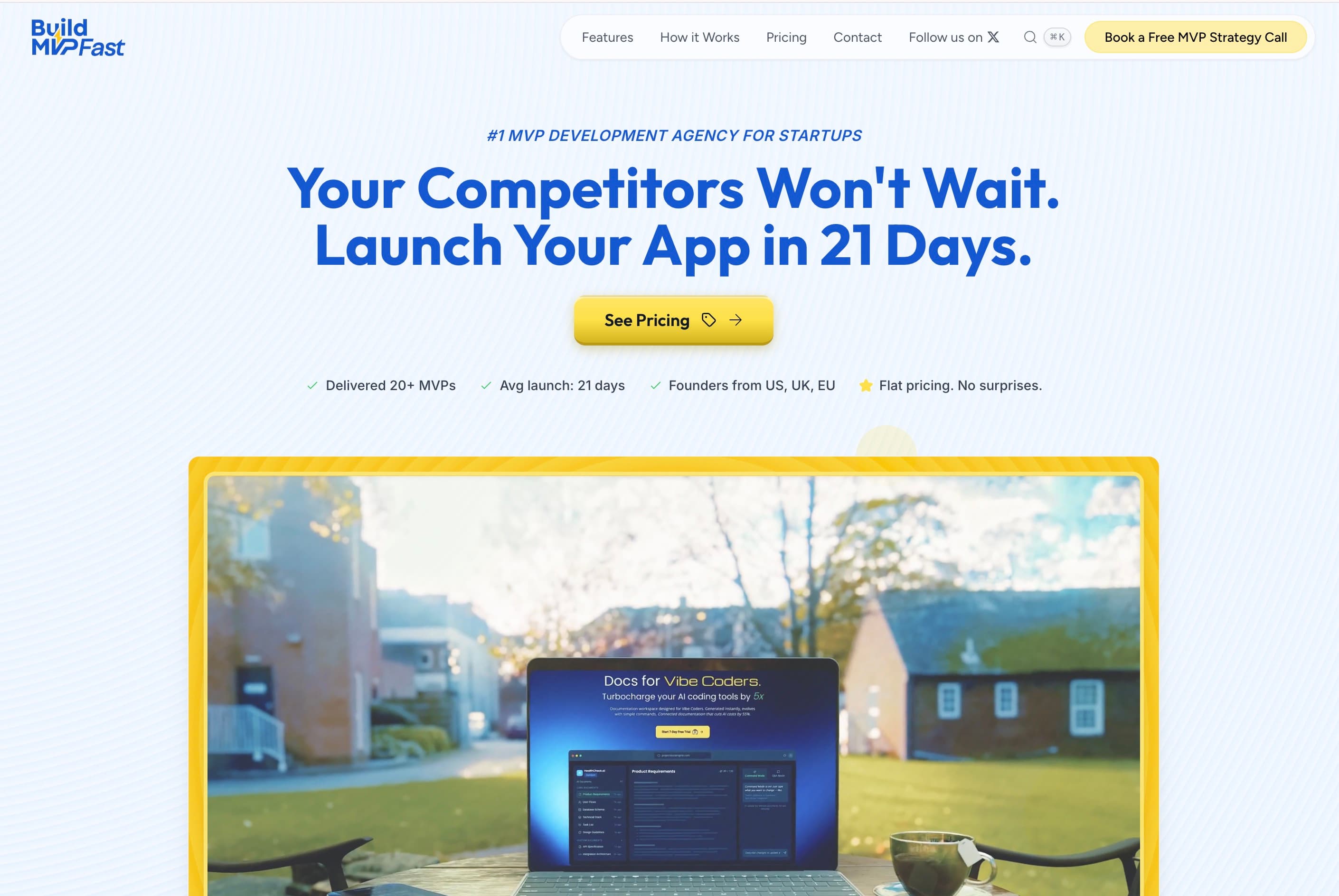 BuildMVPFast homepage