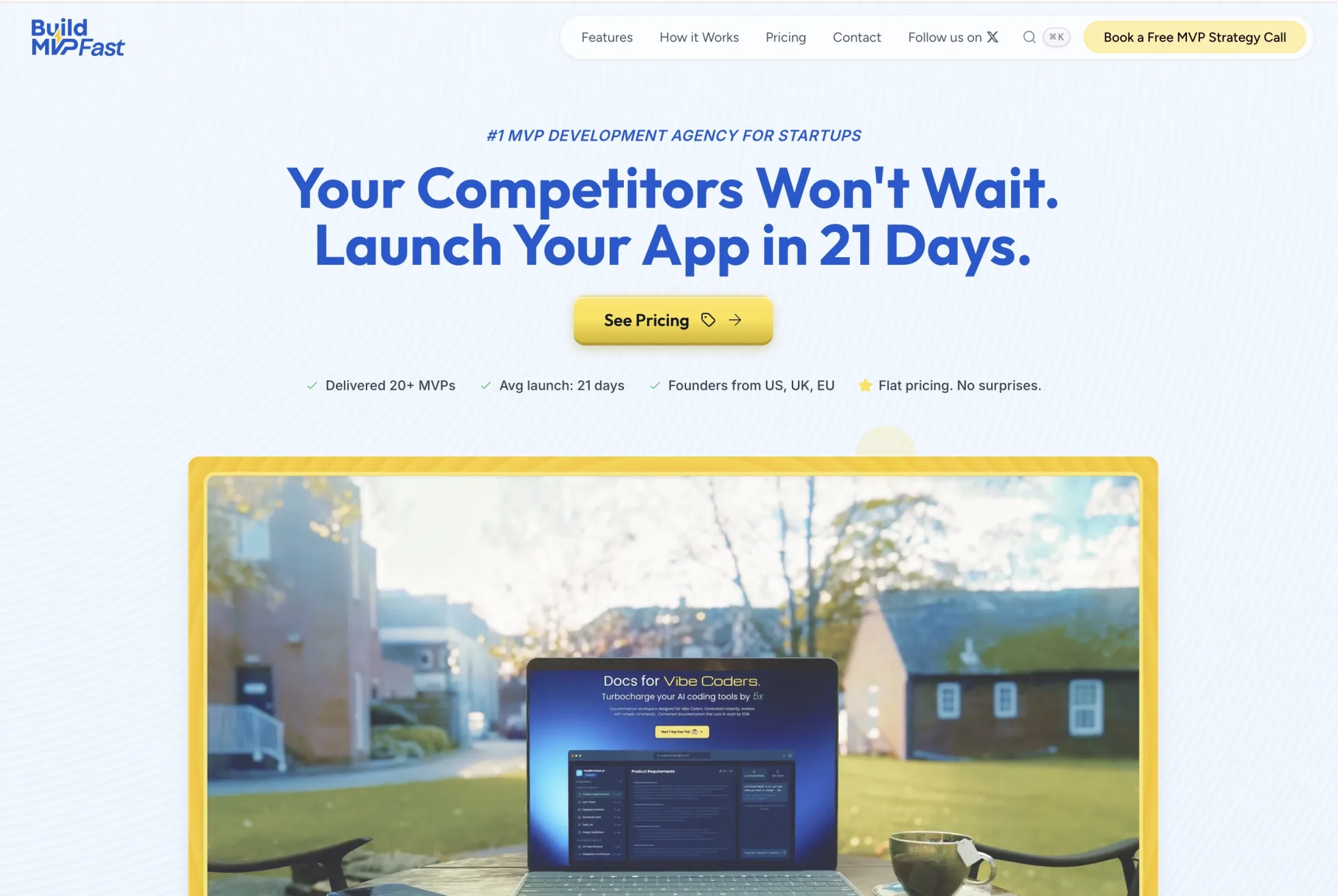 BuildMVPFast homepage